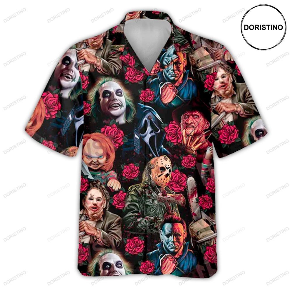 Halloween Horror Movie Scary Tropical Style Limited Edition Hawaiian Shirt